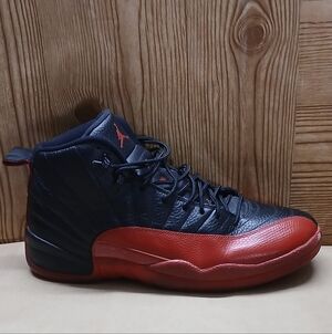 Air Jordan Men's Black and Red Sneakers